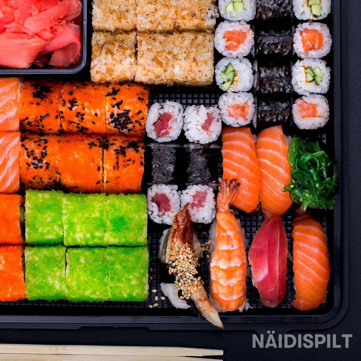 Nero Sushi – supplies: large tray - Tallink Hotels